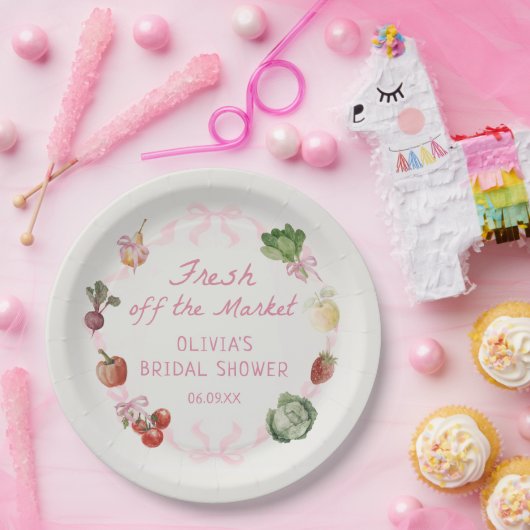 Vers van de markt Vrijgezellenfeest papier Borden Papieren Bordje (Feest)