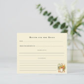 Vers van de markt Vrijgezellenfeest Recept Kaart (Staand voorkant)