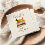 Vers van de markt Vrijgezellenfeest Servet<br><div class="desc">Vier de aanstaande bruid met een vleugje rustieke charme en frisse elegantie! Ons "Fresh Off The Market" vrijgezellenfeest collectie is de perfecte manier om de weg te bereiden voor een gedenkwaardige bijeenkomst. Dit prachtig vervaardigde vrijgezellenfeesten servet is voorzien van een prachtige waterverf-afbeelding van een houten doos boordevol levendige groenten en...</div>