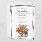 Vers van de markt Wavy Border Vrijgezellenfeest Kaart (Voorkant)