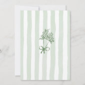 Vers van de markt Whimsical Sage Vrijgezellenfeest Kaart (Achterkant)