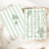 Vers van de markt Whimsical Sage Vrijgezellenfeest Kaart