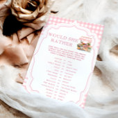 Vers van de markt zou ze liever douchen spel