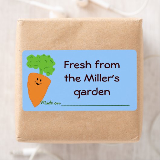 Vers van het Garden Produce Label (Insitu)