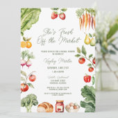 Vers van het Market Farmer's Market Vrijgezellenfe Kaart