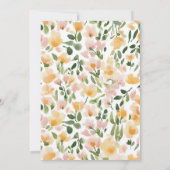 Vers van het Market Farmer's Market Vrijgezellenfe Kaart (Achterkant)