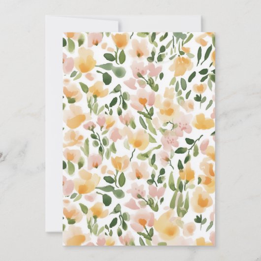 Vers van het Market Farmer's Market Vrijgezellenfe Kaart (Achterkant)