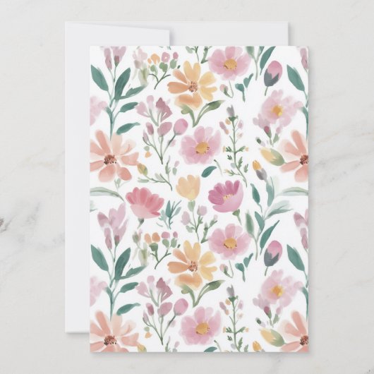 Vers van het Market Flower Market Vrijgezellenfees Kaart (Achterkant)