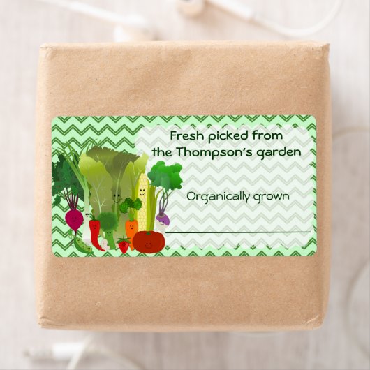 Vers van het tuingroenten label (Insitu)