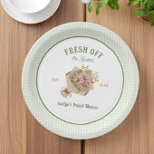 Vers van het Vrijgezellenfeest van de boerenmarkt Papieren Bordje