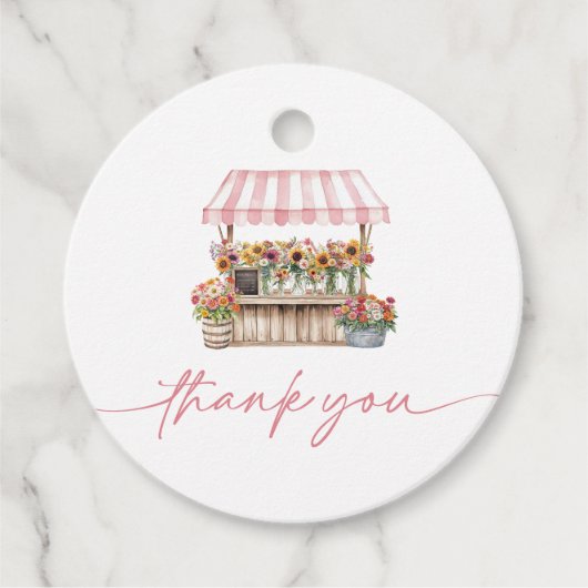 Vers van het Vrijgezellenfeest van de markt Bedankjes Labels (Voorkant)