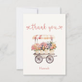 Vers van het Vrijgezellenfeest van de markt Bedankkaart (Voorkant)