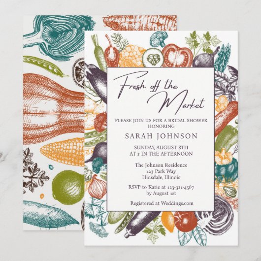 Vers van het Vrijgezellenfeest van de markt Kaart (Voorkant / Achterkant)