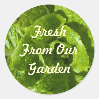 Vers van onze tuin Sjabloon Ronde Sticker