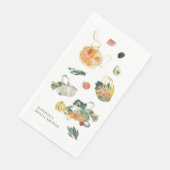 Vers Vers De Markt Boerenmarkt Bruiloft Feest Servet (Hoek)