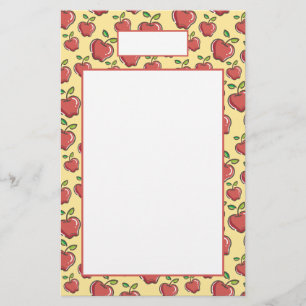 Vers-vers fruit Rode Appels Briefpapier