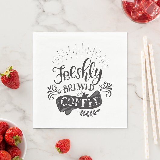 Vers vers koffie servet