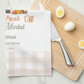 Vers Vers Van De Markt Boerenmarkt Bruidsmeisje Bo Theedoek (Quarter Fold)