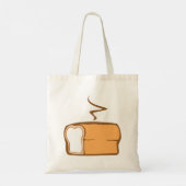 Vers-versgebakken brood warm bakkerij tote bag (Achterkant)