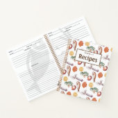 Vers Vis en zeevruchten  Receptenboek Notitieboek (Binnen)