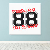 vers voor '88 canvas afdruk (Insitu (Houten vloer))