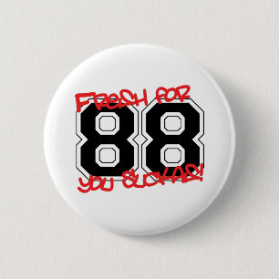 vers voor '88 ronde button 5,7 cm