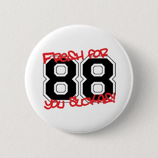 vers voor '88 ronde button 5,7 cm (Voorkant)