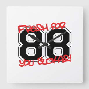 vers voor '88 vierkante klok