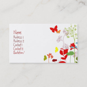 Vers voorjaar - Gepersonaliseerd Visitekaartje