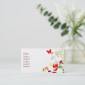 Vers voorjaar - Gepersonaliseerd Visitekaartje (Staand voorkant)