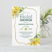 Vers Vrijgezellenfeest van lentesgeel Kaart (Staand voorkant)