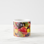 Vers vruchtensalade espresso kop (Voorkant)