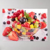 Vers vruchtensalade poster (Voorkant)