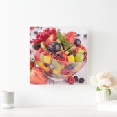 Vers vruchtensalade vierkante klok (Huis)