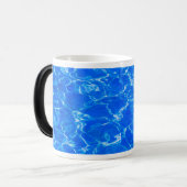 Vers water blauw magische mok (Voorkant links)