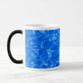 Vers water blauw magische mok (Links)