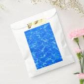 Vers water in het blauw bedankzakje (Gezegeld)