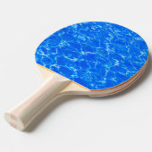 Vers water in het blauw tafeltennisbatje (Voorkant Gekanteld)