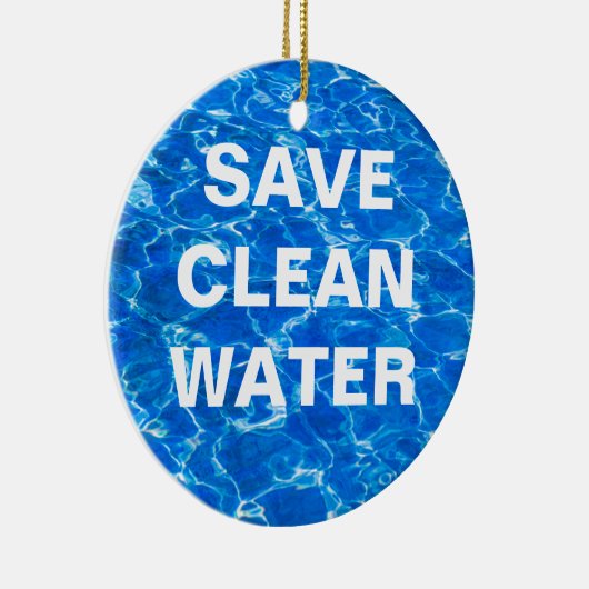 Vers water - Versie drie van drie Keramisch Ornament (Rechts)