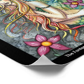 Vers water Zeemeermin groot Poster (Hoek)