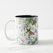 vers winterfruit tweekleurige koffiemok (Links)