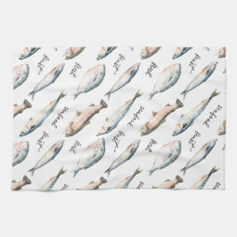 Vers zeevruchten Visfeest Theedoek