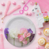 Vers zoete erwten papieren bordje (Feest)