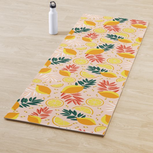 Vers Zomer Goud Citroen Fruit Yogamat (In situ)