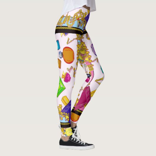 Versace elke persoon ontwerp. GYMprestaties Leggings (Rechts)