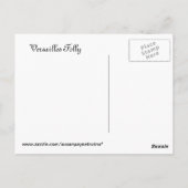 Versaille Garden Folly Briefkaart (Achterkant)