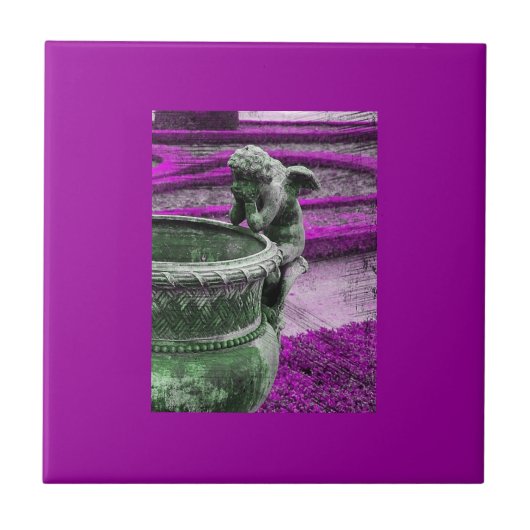 Versailles Angel Grunge Tegeltje (Voorkant)