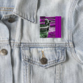 Versailles Angel Grunge Vierkante Button 5,1 Cm (In situ)