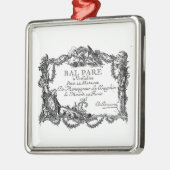 Versailles – baroque – deco noble Wedding marriage Metalen Ornament (Links)