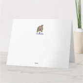 Versailles bij zonsondergang gevouwen Wenskaart Kaart (Achterkant)